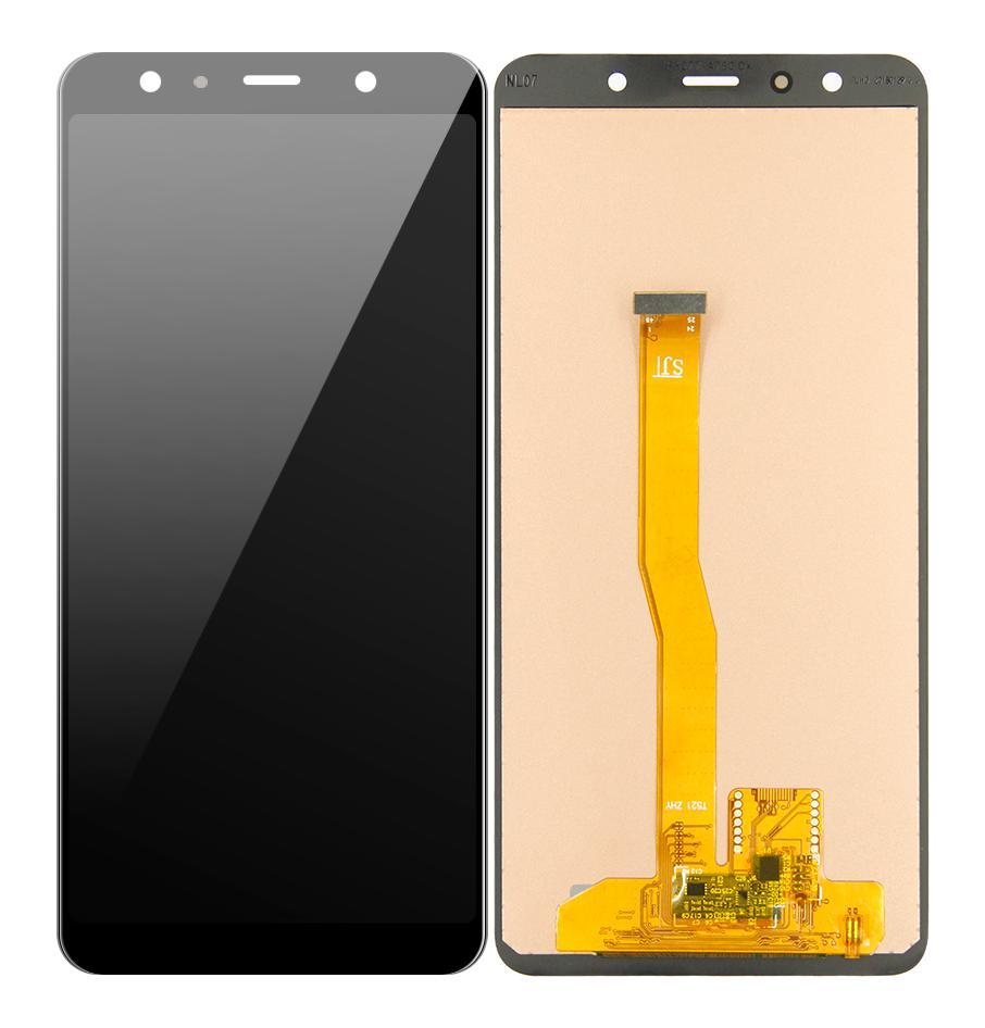 LCD with Touch Screen for Samsung Galaxy A7 2018 - Black (display glass combo folder)