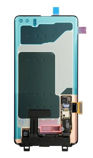 LCD with Touch Screen for Samsung Galaxy S10 Plus - Black (display glass combo folder)