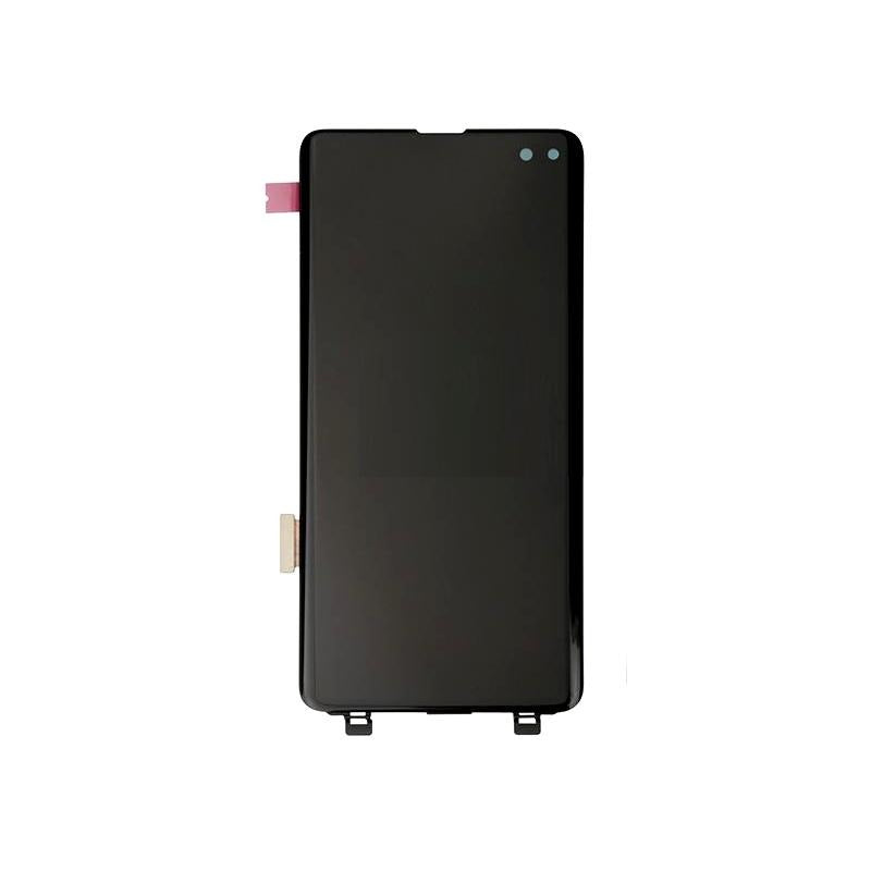 LCD with Touch Screen for Samsung Galaxy S10 Plus - Black (display glass combo folder)