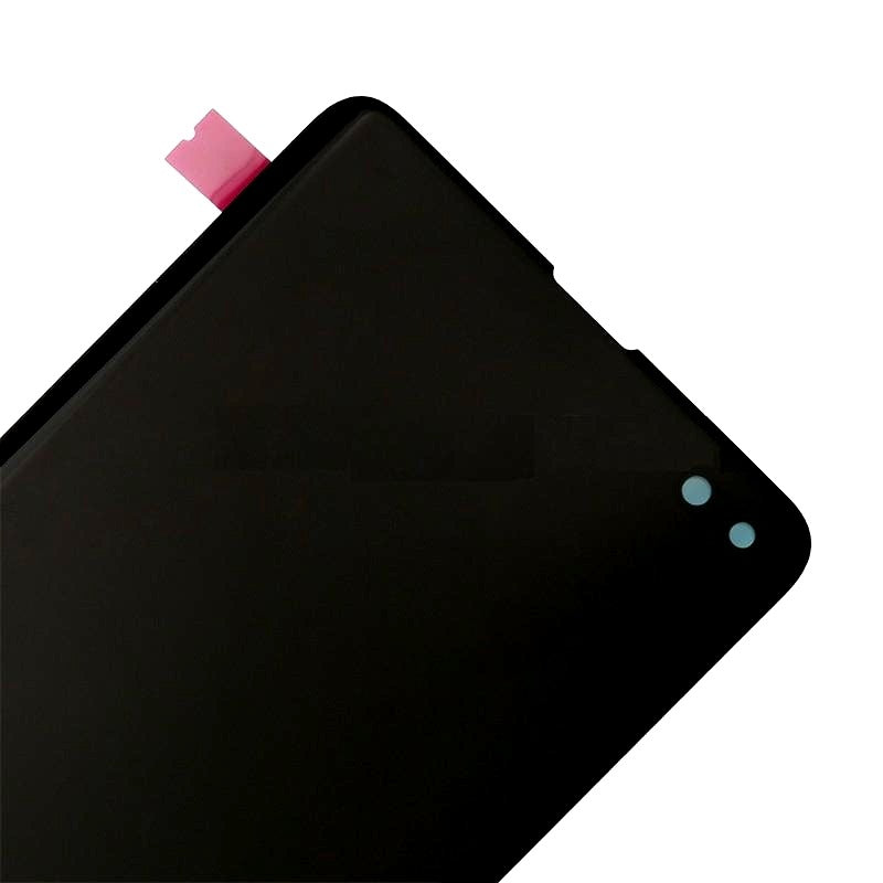 LCD with Touch Screen for Samsung Galaxy S10 Plus - Black (display glass combo folder)